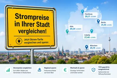 Stromvergleich Städte